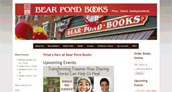 Desktop Screenshot of bearpondbooks.com